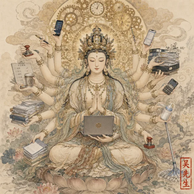 千手观音化身打工人