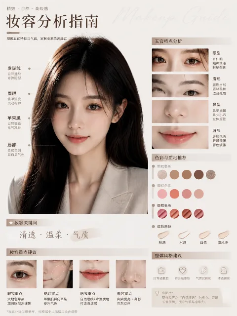 妆容分析指南